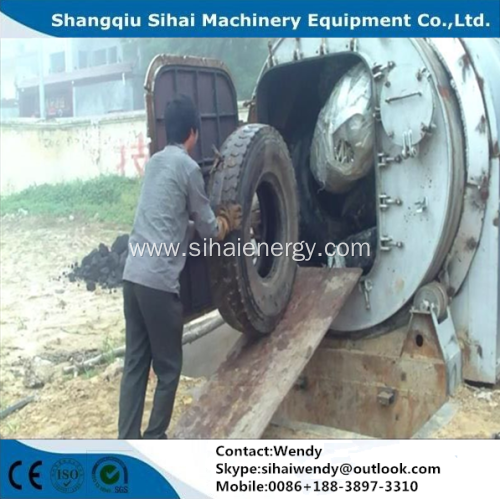 waste tyre recycling machine pyrolysis plant